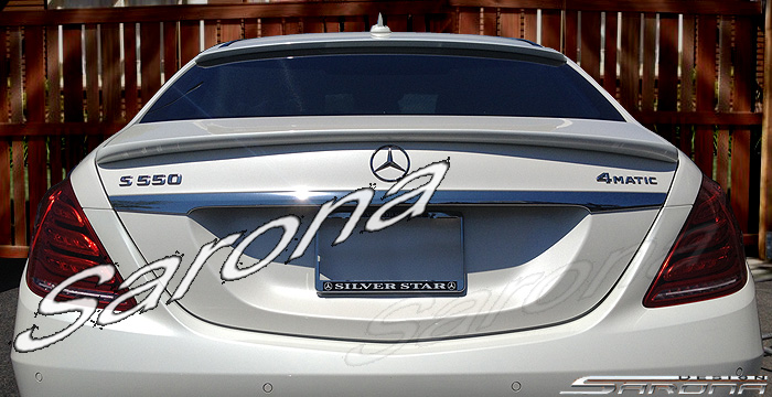 Custom Mercedes S Class  Sedan Trunk Wing (2014 - 2019) - $249.00 (Part #MB-097-TW)